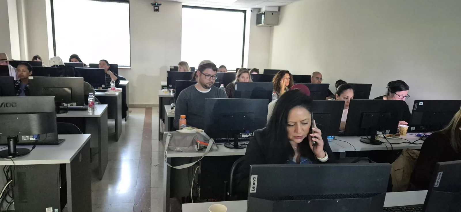 סדנת יום מאיצים לדיגיטל — שירות התעסוקה, המשתתפים בכיתת המחשבים